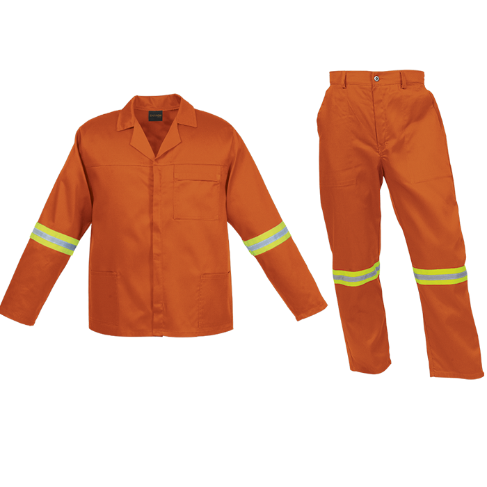 Tyno Budget Poly Cotton Conti Suit with Reflective
